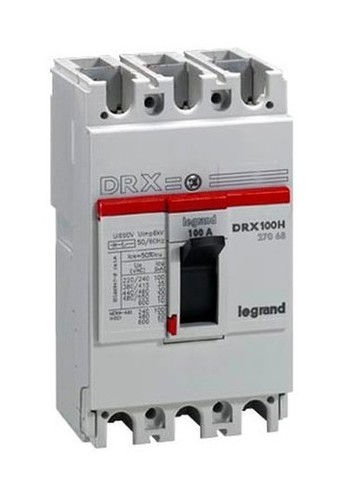 Силовой автомат Legrand DRX 125, термомагнитный, 36кА, 3P, 30А
