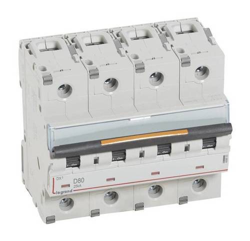Автоматический выключатель Legrand DX³ 4P 80А (D) 25кА
