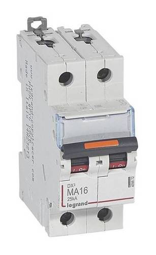 Автоматический выключатель Legrand DX³ 2P 16А (MA) 25кА