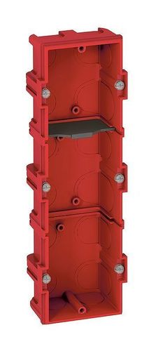 Batibox Коробка монтажная для сплошных стен 3-ная, глубина 40 мм