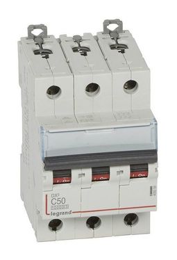 Автоматический выключатель DX³ 3P 50А (C) 16кА