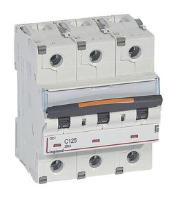 Автоматический выключатель DX³ 3P 125А (C) 25кА