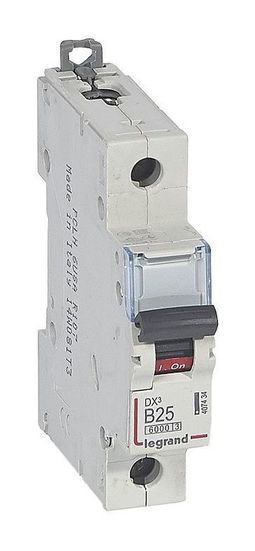 Автоматический выключатель DX³ 1P 25А (B) 10кА