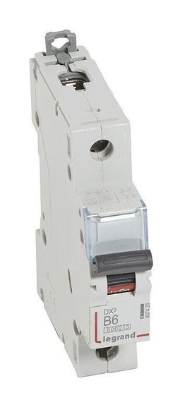 Автоматический выключатель DX³ 1P 6А (B) 10кА