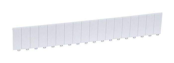 Заглушки 18 модулей - серые RAL 7035 для XL³ 160