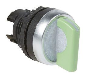 Переключатель - Osmoz - для комплектации - с подсветкой - 3 положения с фиксацией - 45° - зеленый