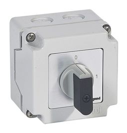 Переключатель - положение вкл//откл - PR 12 - 3П - 3 контакта - в коробке 76x76 мм