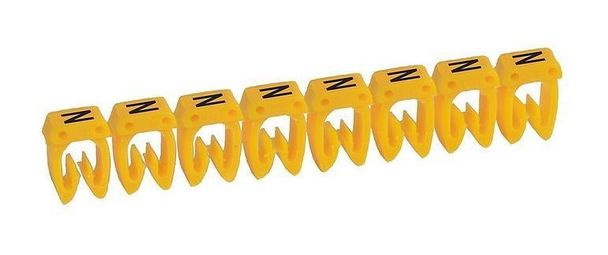 Маркер CAB 3 - для кабеля 0,15-0,5 мм² - заглавная буква N