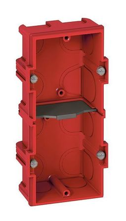 Batibox Коробка монтажная для сплошных стен 2-ная, глубина 40 мм