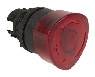 Кнопка с грибовидным толкателем ∅ 40 - Osmoz - с подсветкой - возврат-поворот - экстренное отключени