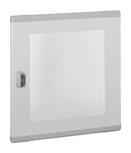 Дверь остеклённая плоская для XL³ 160 - для шкафа высотой 450 мм
